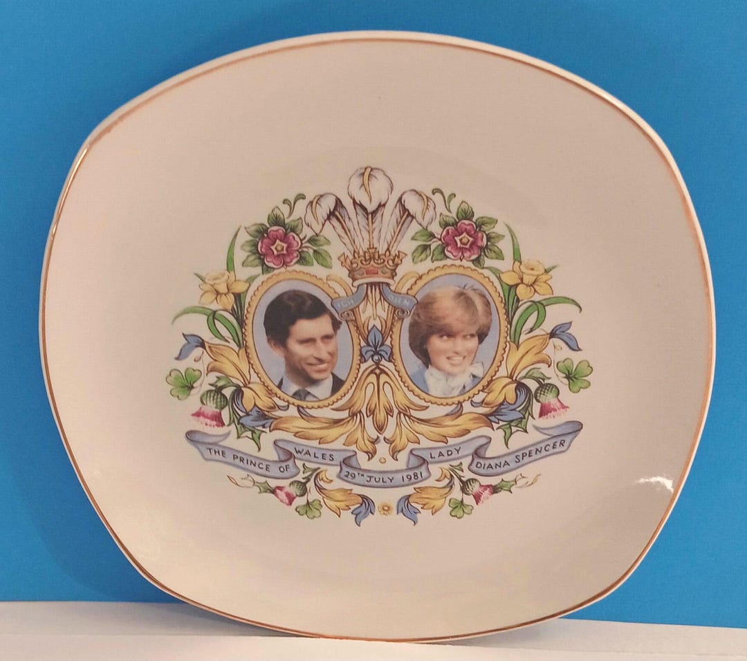 ヴィンテージ ロイヤルウェディング ダイアナ妃 コレクターズ プレート