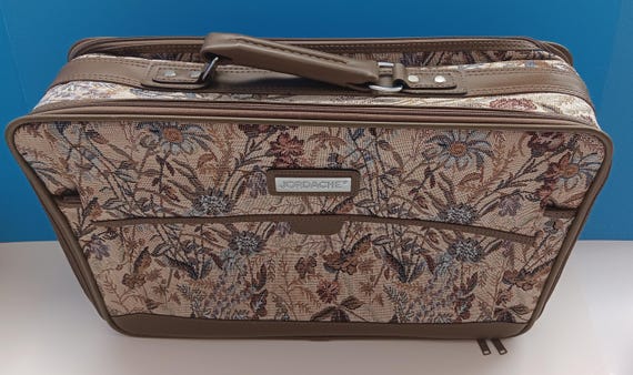 1980 年代のヴィンテージ Jordache フローラル タペストリー スーツ