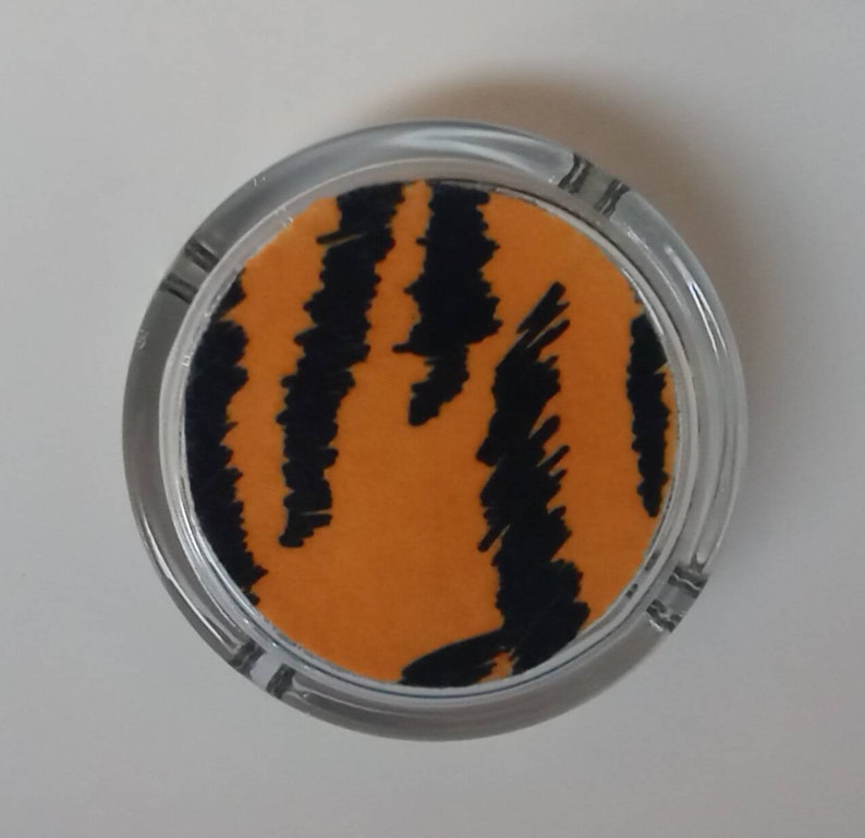 Handmade Cher Glass Ashtray Cher Smoke Accessory Retro image 5