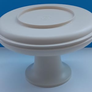 Soporte para pasteles con pedestal Tupperware Serve-It-All de estilo vintage
