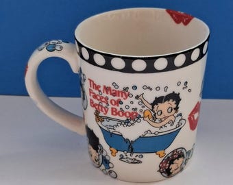 Gorgeous vintage BETTY Boop mug , Betty's Dinner, 3D. - Etsy 日本