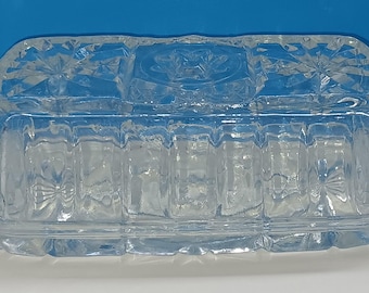 Beurrier Vintage Arcoroc En Verre Transparent - Fabriqué En France - État Très Propre