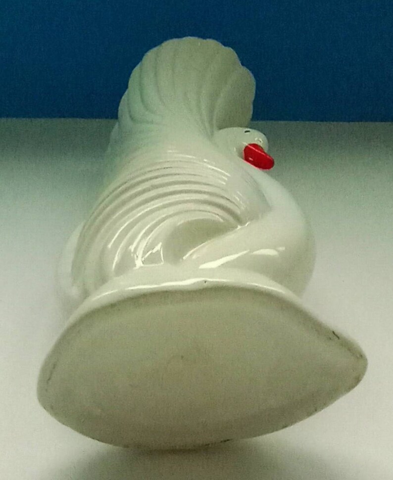 Vintage Ceramic Swan Vase 1960s Swan Vase Kitschy Swan Etsy