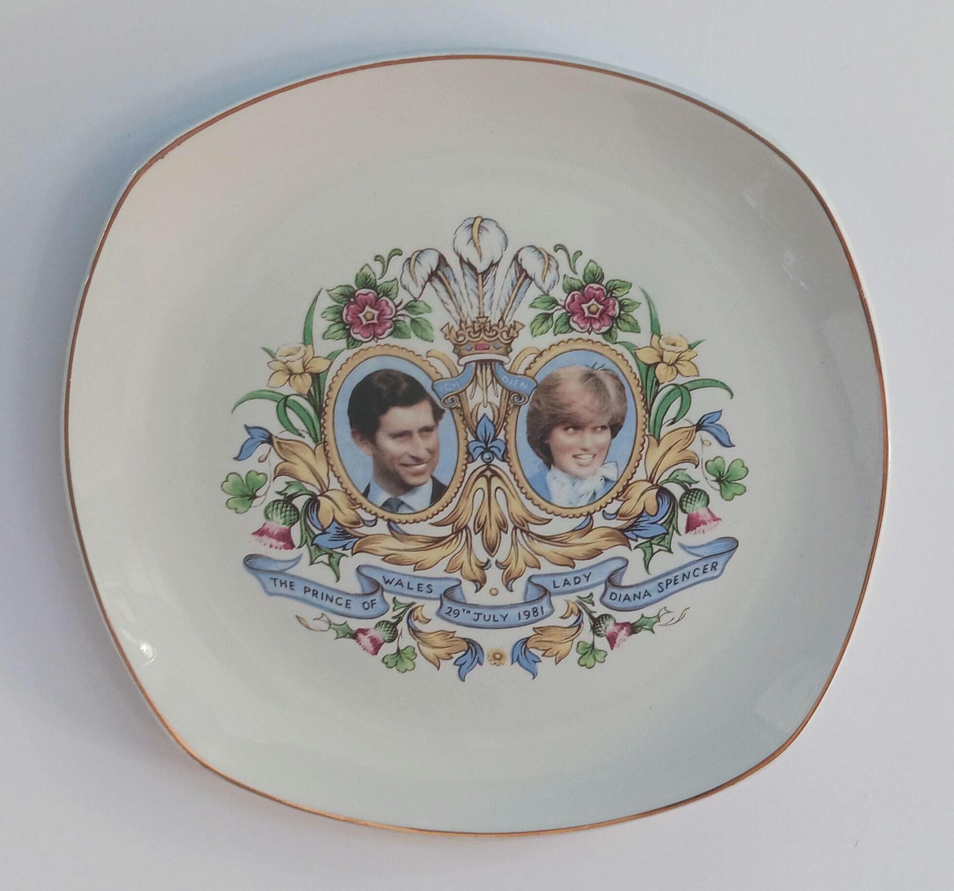 ヴィンテージ ロイヤルウェディング ダイアナ妃 コレクターズ プレート