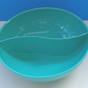 Vintage Turquoise Melmac Divided Tray: Mid Century Westinghouse Ovation