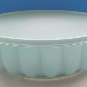 Vintage Mint Green Tupperware Jello Mold, Jello Mold Tupperware #1201-4.