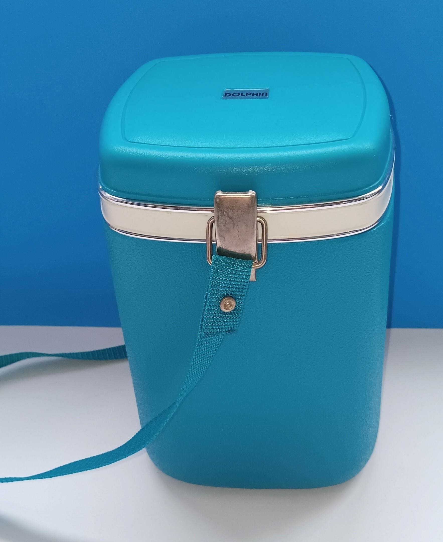 Vintage Dolphin Thermos Style Lunchbox With Carry Strap by Savoy