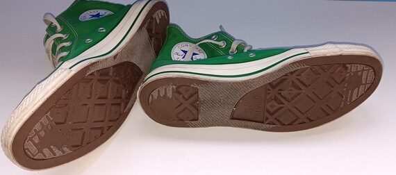 Vintage Green Converse All Star Chuck Taylor High… - image 7