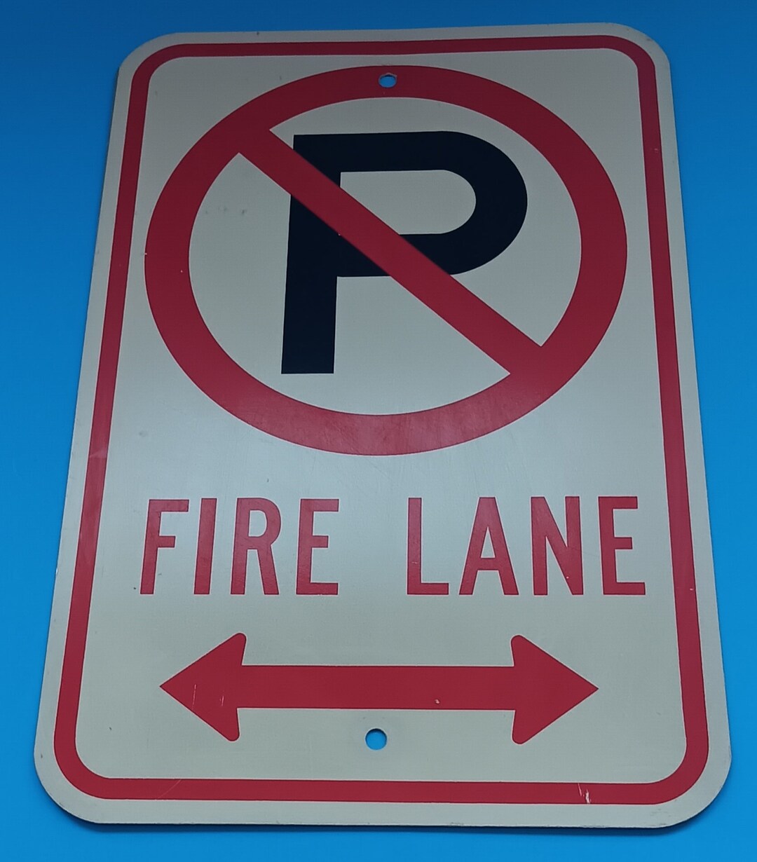 Vintage Metal No Parking Fire Lane Sign: Man Cave Decor (17x12) - Etsy