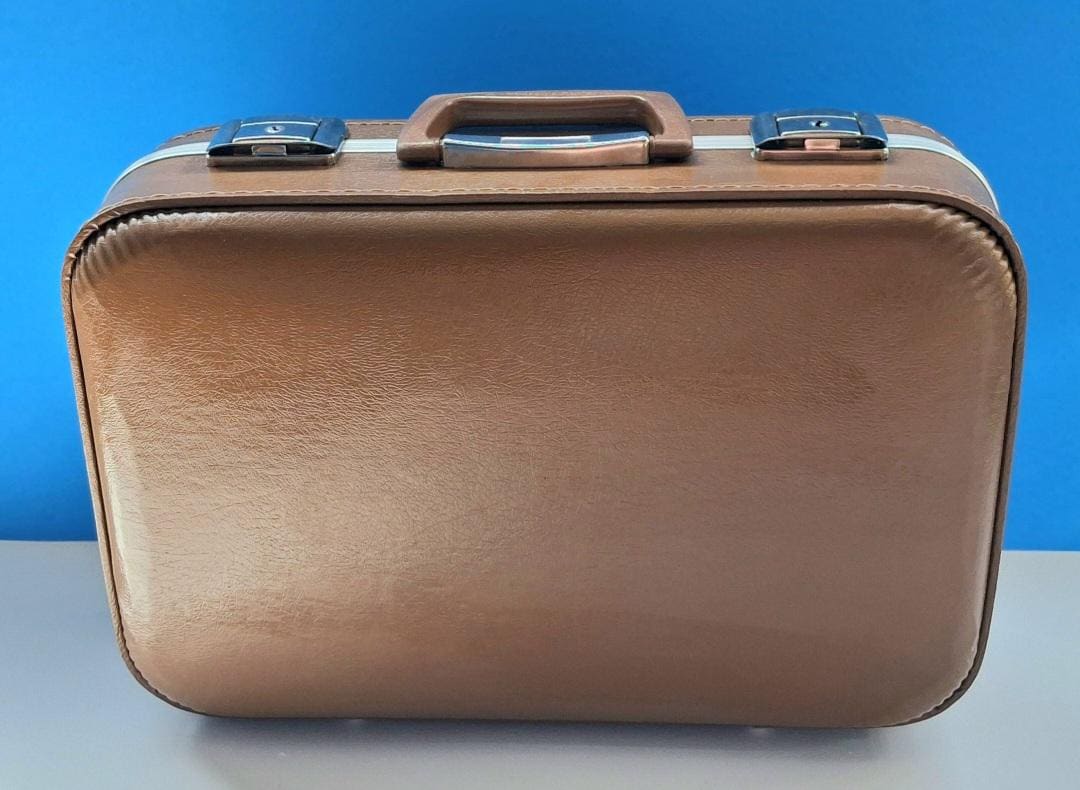 Vintage brown samsonite suitcase - Etsy 日本