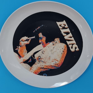 Commemorative Elvis Presley Plate By Megatoys, Collectible Elvis Plate.
