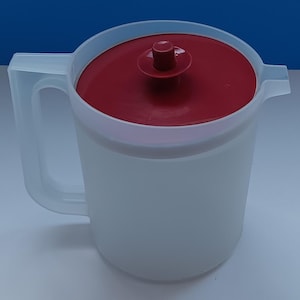 Jarra Tupperware Vintage: Dispensador de Bebidas com Botão de Pressão, 1,5 Litro