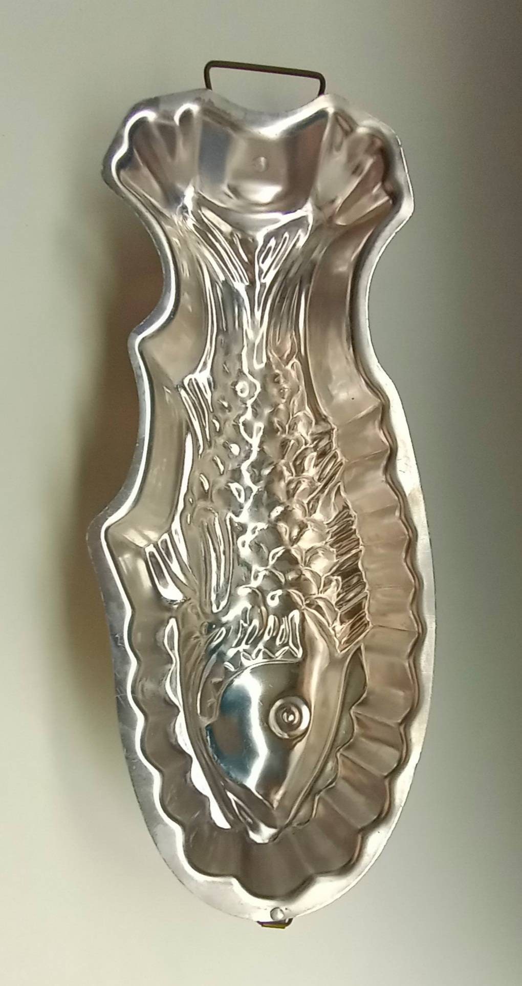 Vintage Silver Fish Jello Mold Jello Mold Beach Decor Retro Etsy