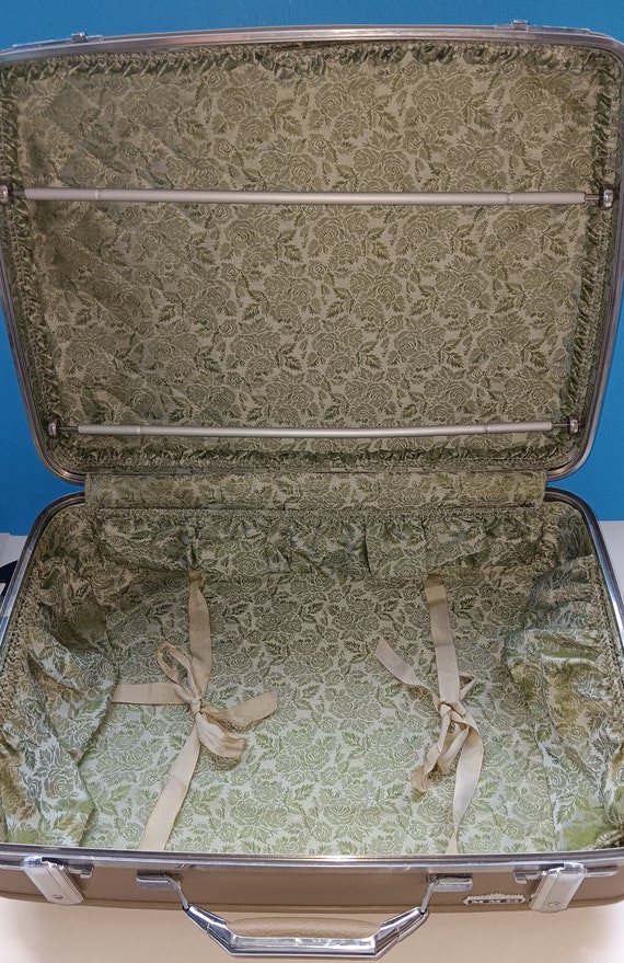 Mid Century American Tourister Hard Shell Suitcase Wi… Gem