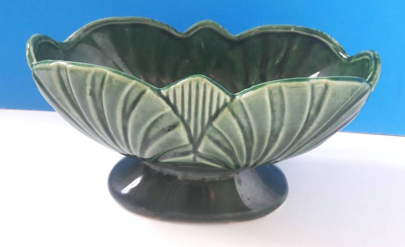 Retro Ceramic Planter Mid Century Ceramic Planter Made In America 1950s Planter. Vintage Planter