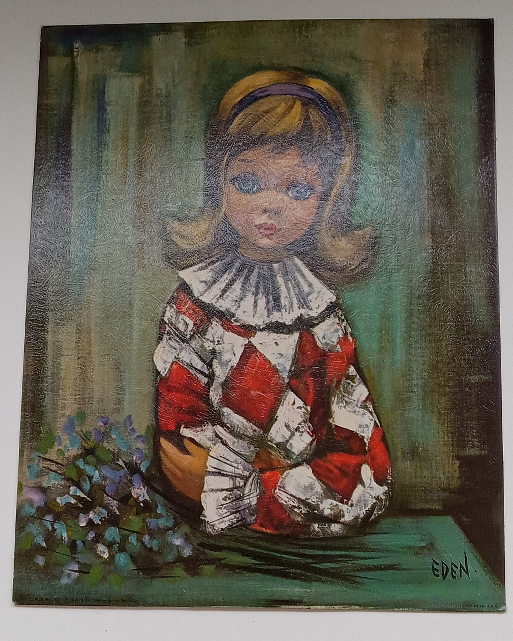 USAヴィンテージ　女の子のアート Vintage 