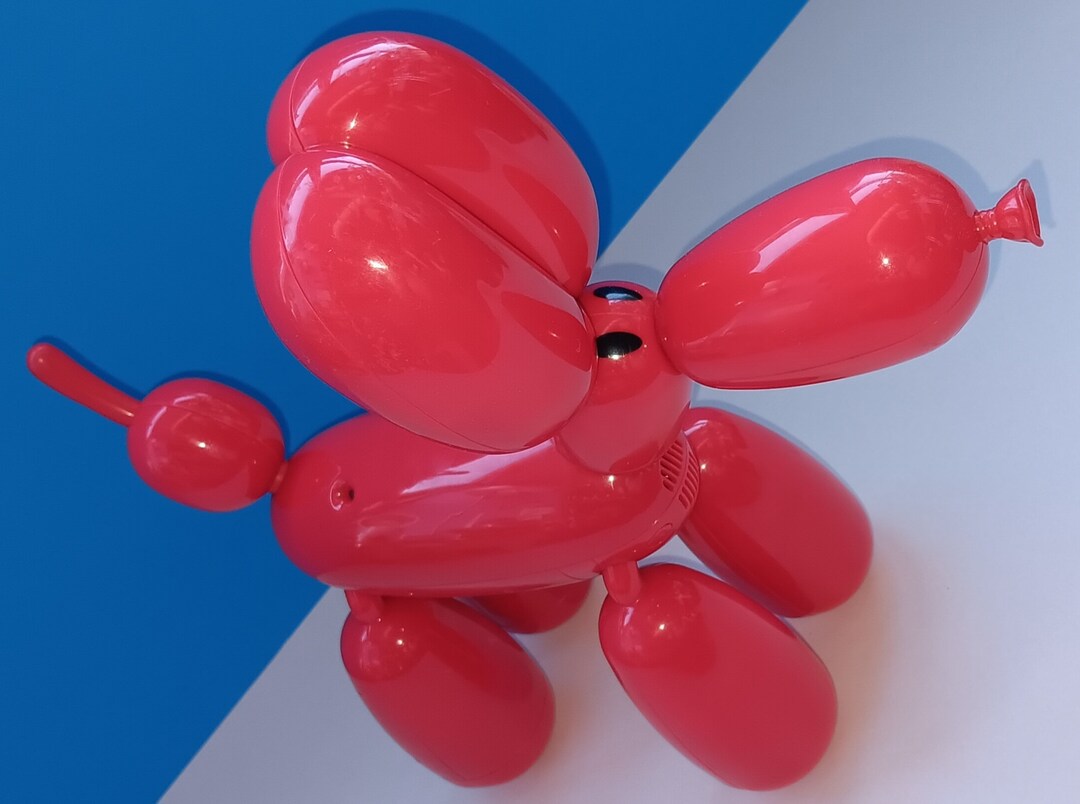 Squeakee Balloon Dog Interactive Toy, Red Balloon Dog Toy Squeakee. Etsy