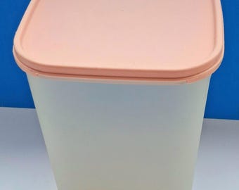 Contenedor de almacenamiento cuadrado Tupperware Modular Mates, contenedor de almacenamiento de alimentos Tupperware n.° 1622-4.