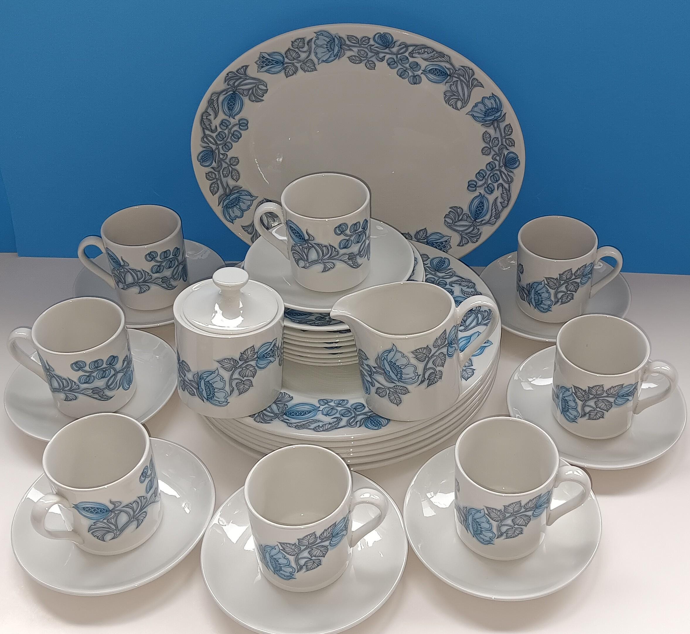 Whitestone Set Thirty Three Piece Set Vintage Whitestone Independence China: Floral ...