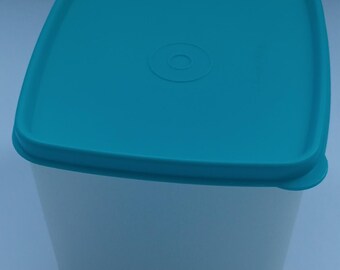 Tupperware 12点 Vintage Tupperware Square Storage Container With Teal Lid
