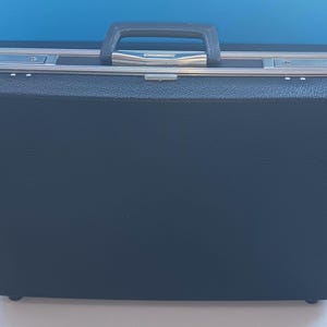 Vintage Black Hard Shell Briefcase, Retro 1980s Briefcase. - Etsy
