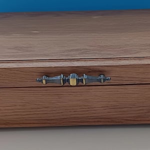 Vintage Oak Wooden Flatware/Silverware Storage Box, Vintage Silverware Storage Box Wood.