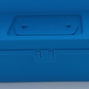 Vintage Kunststoff-Werkzeugkiste / Craft Aufbewahrungsbox von Oxwall Tool Company, Retro Tackle Box / Vintage Aufbewahrungsbox.