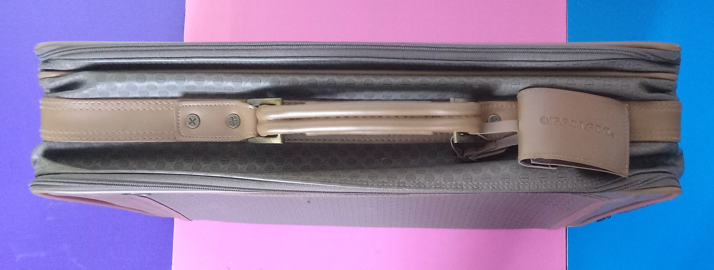 Vintage Pan Am Airline Suitcase With Shoulder Strap, 1960s