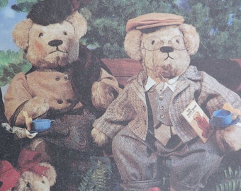 Elderbearies Stuffed Bear Dolls Wardrobe & Bag Faye Wine McCall's 5125 Uncut 2 Size Bears Sewing Pattern FREE Mailing to US and Canada