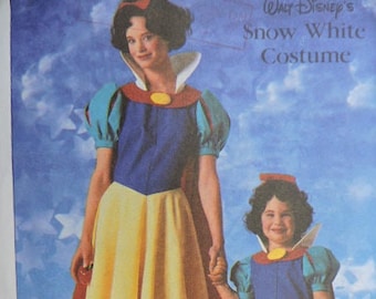 Snow White Walt Disney Princess Halloween Stage Play Disneyland Costume Simplicity 7735 Pattern Child's Sz. 6 & 8 FREE US and Canada Mailing