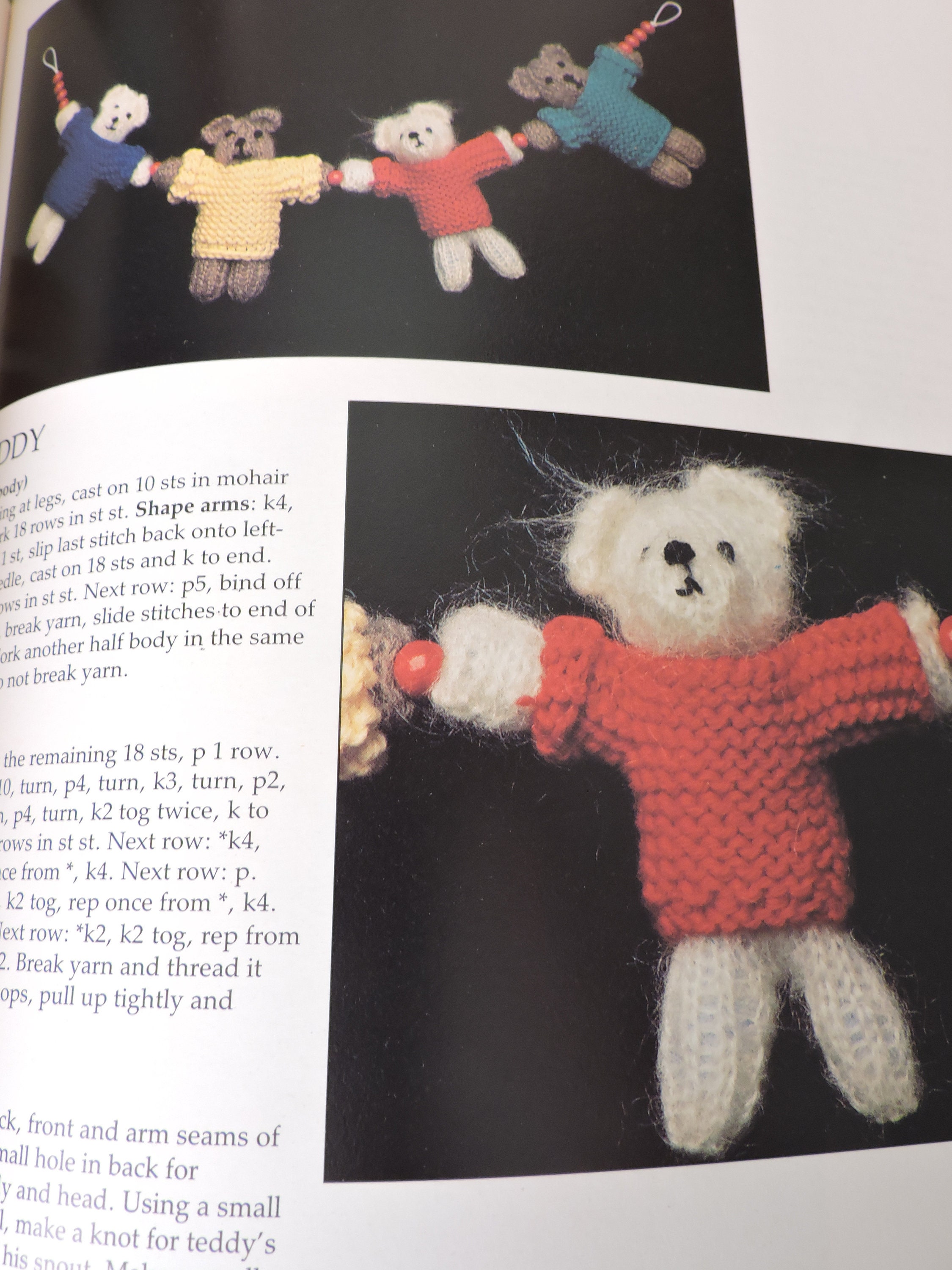 Woolly Bear Knits Paddington Rupert Bear N Steins Teddy Etsy Canada