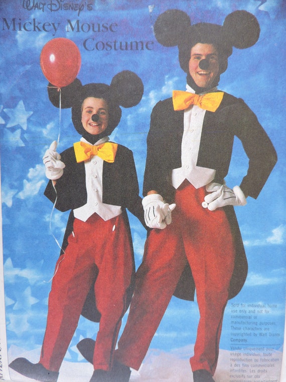 Mickey Mouse Walt Disney Charakter Kostum Halloween Stage Play Etsy