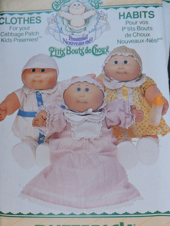 cabbage patch preemie clothes
