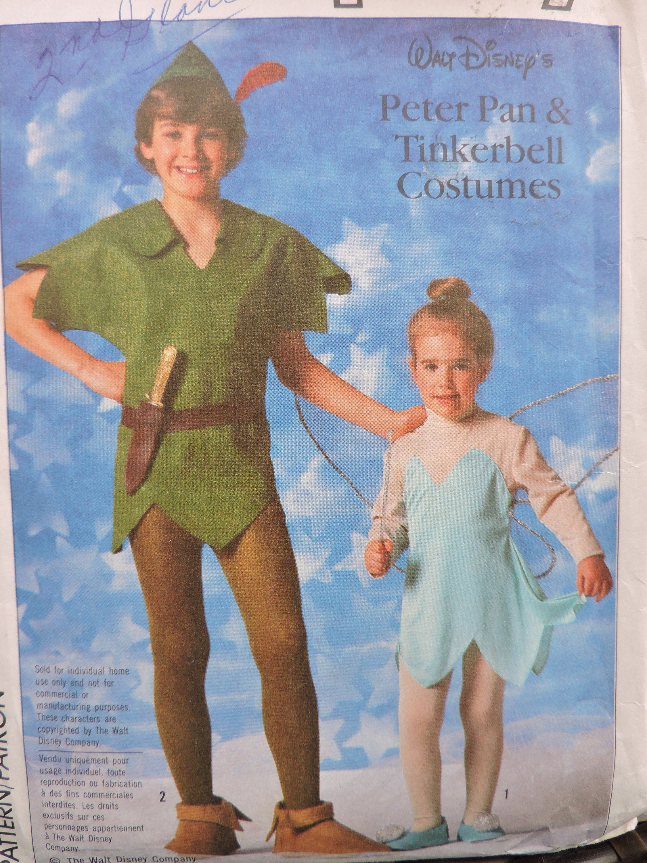 Disney Peter Pan and Tinkerbell Halloween Stage Costumes Etsy
