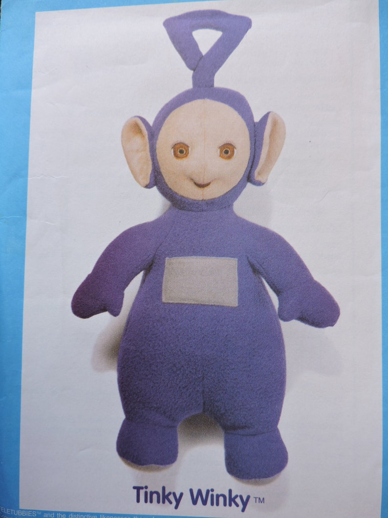 Tinky Winky Popular Television Teletubbies Stuffed Doll Iron Etsy