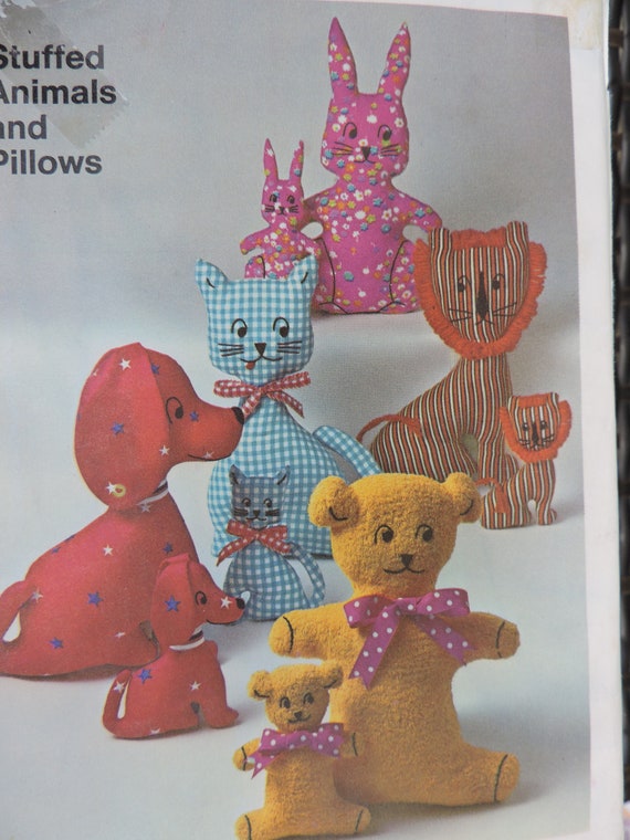 Vintage 1970 Craft Animal Toys Cat Dog Lion Rabbit Bear Dolls - Etsy UK Vintage 1970 Craft Animal Toys Cat Dog Lion Rabbit Bear Dolls - Etsy UK