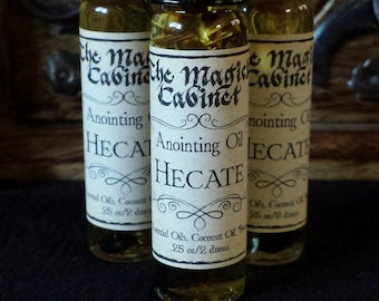 Hecate Oil to Honor the Goddess of Witchcraft, Hekate, Triple Goddess Ritual Oil, Witch Oils, Wicca Supplies, Magick Heathen Occult