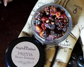 Freyja Resin Incense Sample: Viking Ritual for Love & Beauty