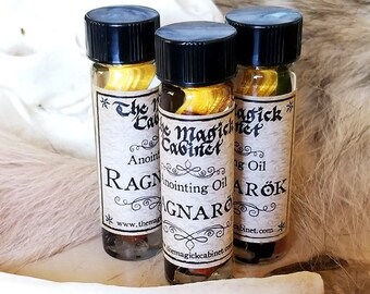 RAGNAROK Ritual Oil to Cut Psychic Cords and Open the Road before us to New Beginnings, Viking Inspired Incense for your rituals and Magick