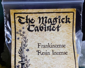 Frankincense, Natural Resin Incense for Setting a Mood and Raising Energy for your Rituals, Wicca Magick Occult and Witchcraft Supplies