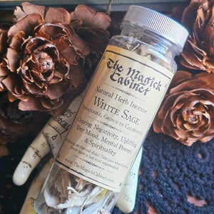 California White Sage Incense - Smudging Ritual, Energy Clearing