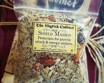 Shield Maiden Herb Mix: Psychic Protection, Viking Magick