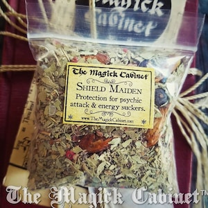 Shield Maiden Herb Mix: Psychic Protection, Viking Magick