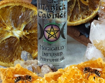 Honey BEE Mine Perfume, Like a Bee to Honey, Sweet Honey kissed with Vanilla, Witchcraft, Witch, Wicca, Perfume Roll On, Sweet Perfume
