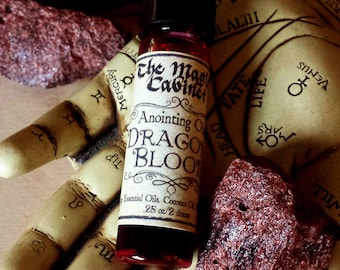 Dragons Blood Ritual Anointing Oil Potions for Witchcraft and Wicca