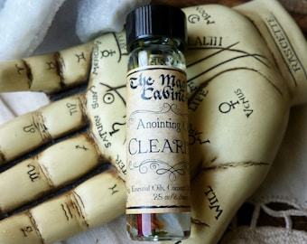 Clearing Oil, Road Opener Oil, Anointing and Ritual Oils, Witchcraft Magick Wicca Supplies, Apothecary Magick, Handmade Essential Oil Blends