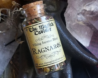 RAGNAROK Incense to Cut Psychic Cords and Open the Road before us to New Beginnings, Viking Inspired Incense for your rituals and Magick