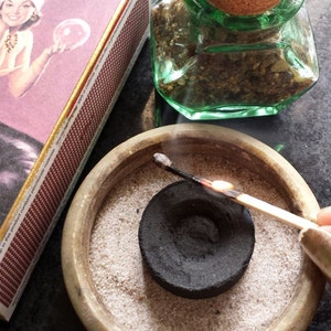 Manifest Incense for use in Manifesting Rituals, Witchcraft and Wicca Supplies, Handmade Natural Loose Resin Incense, Magical Aromatherapy image 5