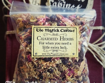 Charmed Herbs for when you need a little Luck, Witches Herb Mix, Beginner Witches, Witchcraft Herb Supplies, Wicca and Occult Supply