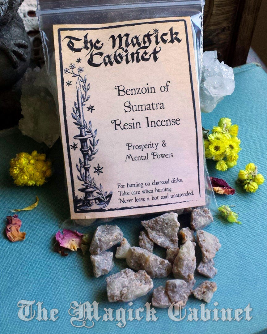 Benzoin Incense Natural Resin Incense for Smudging Rituals Etsy